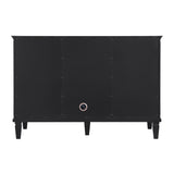 Lorelai 48" Single Vanity, Black Onyx w/ 3 CM Carrara White Marble Top