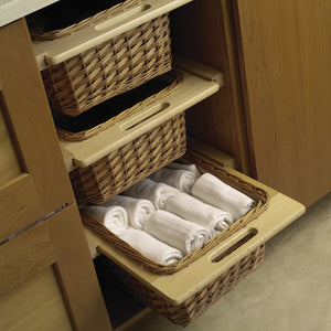 Häfele 540.55.001 Wicker Basket, with Frame Handles, Width: 287 mm (11 5/16")
