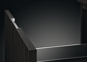 Häfele 155.01.930 Mortise Pull, Spartan, Zinc, Polished chrome, 64 mm (2 1/2") CTC