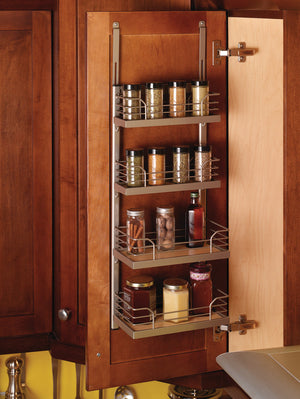Häfele 543.34.851 Tray Set, for Spice Rack, Arena Plus, Champagne/maple, width 3"