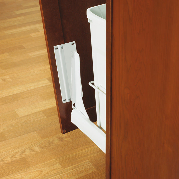 Häfele 503.11.990 KV - Optional Door Mount Bracket Kit, for Pull-Out Units, Frosted nickel