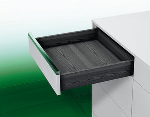 Häfele 433.19.625 Grass - Concealed Drawer Slide, for Base Panel Mounting, Full Extension, Dynapro 40 kg, With integrated liquid Soft-close®, 20" length