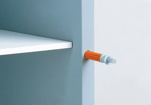 Häfele 433.22.106 Salice - Bottom Mount Concealed Slide for Shelf, Smove, Full Extension; Soft Close, 24" length