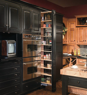 Häfele 421.48.881 peka - Top/Bottom Mounted Cabinet Slide, Partial Extension, 374 lbs Weight Capacity, 34 5/8" installed length, 33 1/16" extension length
