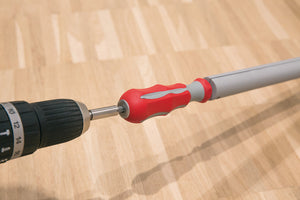 Häfele 637.76.360 Premium Adjusting Tool, AXILO® Cabinet Leveling System, for height adjustment of the plinth foot, Facilitates height adjustment by rotating by hand or with electric driver