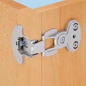 Häfele 344.05.800 Aximat® - Single Pivot Institutional Hinge Cup, 200, Grade 1, Screw Mount, Matte nickel