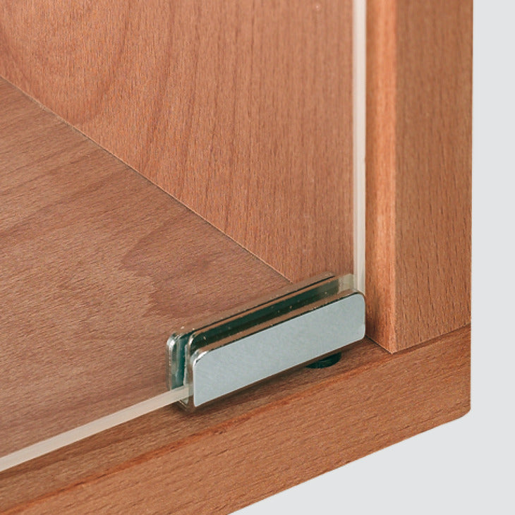Häfele 361.42.300 Simplex-Inset Glass Door Hinge, Opening Angle 110°, Non-Bore Hinge, Black