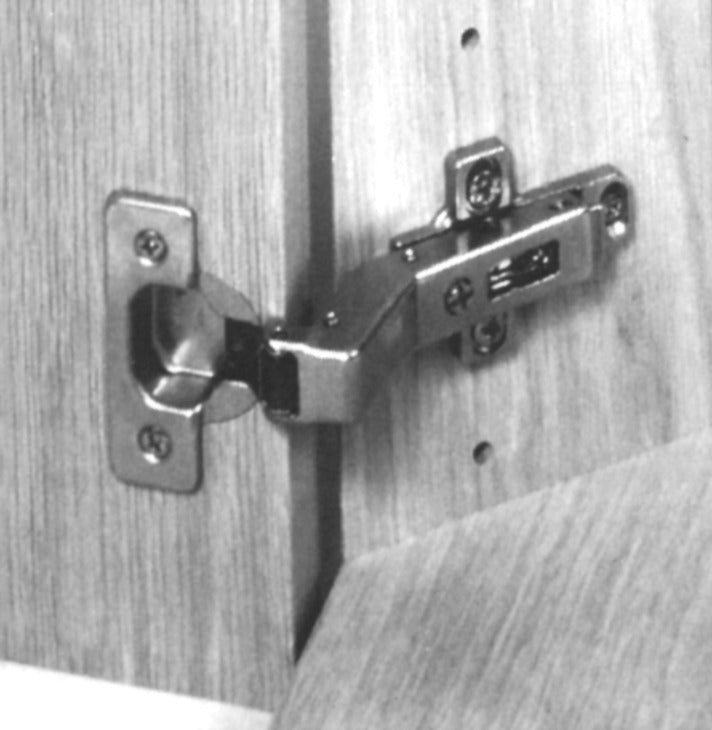 Häfele 329.96.507 Salice - + 45° Corner Hinge, 94° Opening Angle, Self-Close, Overlay, Screw-on, C2PBM99AC