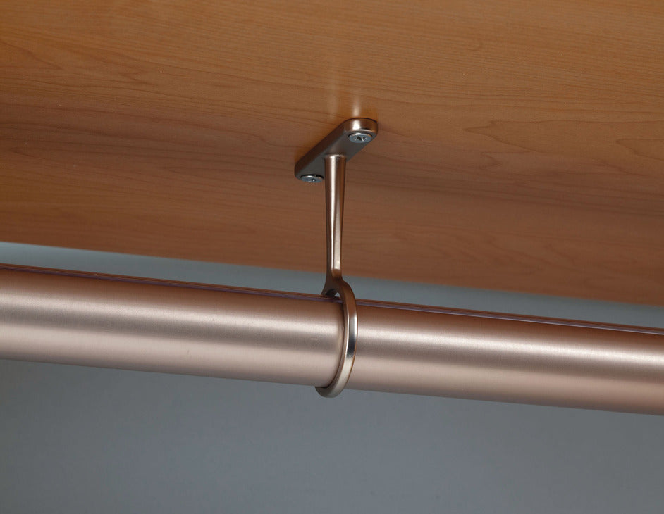 Häfele 802.06.667 TAG - Center Support, for Round Closet Rod, Synergy Collection, Matte nickel