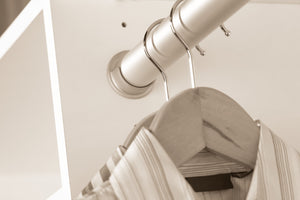 Häfele 803.56.100 TAG - Closet Rod End Support, Synergy Collection, With two pins for 5 mm holes, Dark oil-rubbed bronze