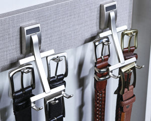 Häfele 807.69.620 TAG - Belt Hook, Synergy Elite Collection, Holds 5 belts, Matte nickel
