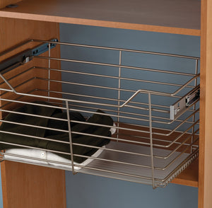 Häfele 547.98.463 Plastic Liner, for Wire Closet Basket with Full Extension Slides, For Basket Sizes: (W x D x H) 23" x 16" x 11" and 23" x 16" x 17"