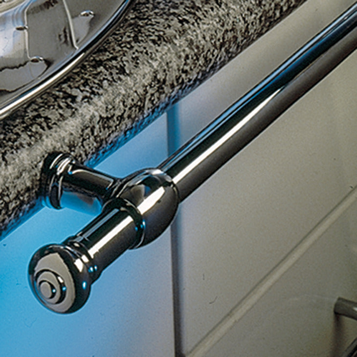 Häfele 522.00.236 Tubular Rail, Kitchen Rail System, Polished chrome