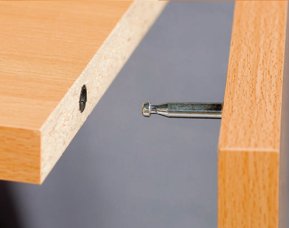 Häfele 262.91.320 Quick Dowel Two-Part Connector, Ixconnect Insert, Black