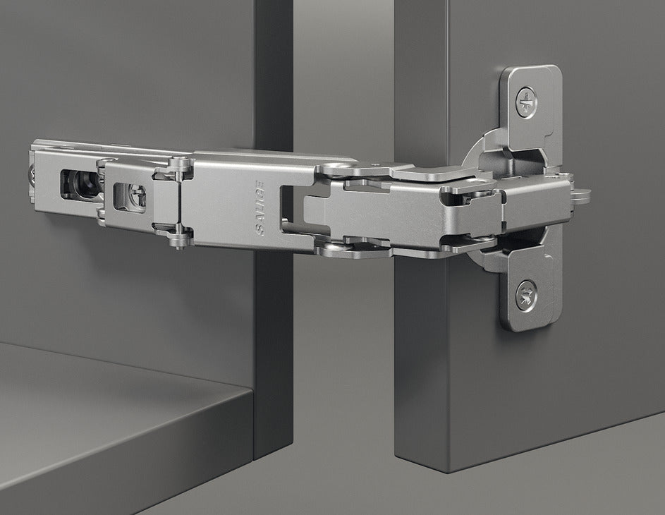 Häfele 329.07.662 Salice - Concealed Hinge, 165° Opening Angle, Self-Close, 1/2" Overlay, Dowel mounted, model C2RFD99