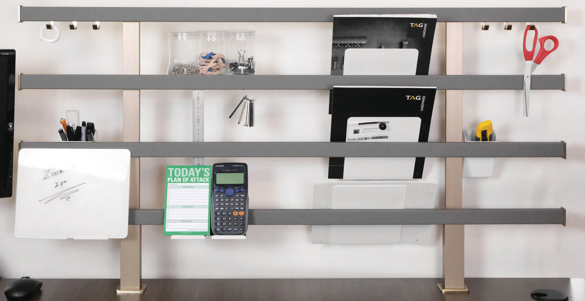 Häfele 807.72.712 TAG - Horizontal Bars, Symphony Wall Mount System, Width: 889 mm (35"), winter
