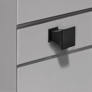 Häfele 110.35.390 Knob, Arco, with Backplate, Zinc Alloy, (1 3/16" x 1 3/16") 30 x 30 mm, Polished chrome