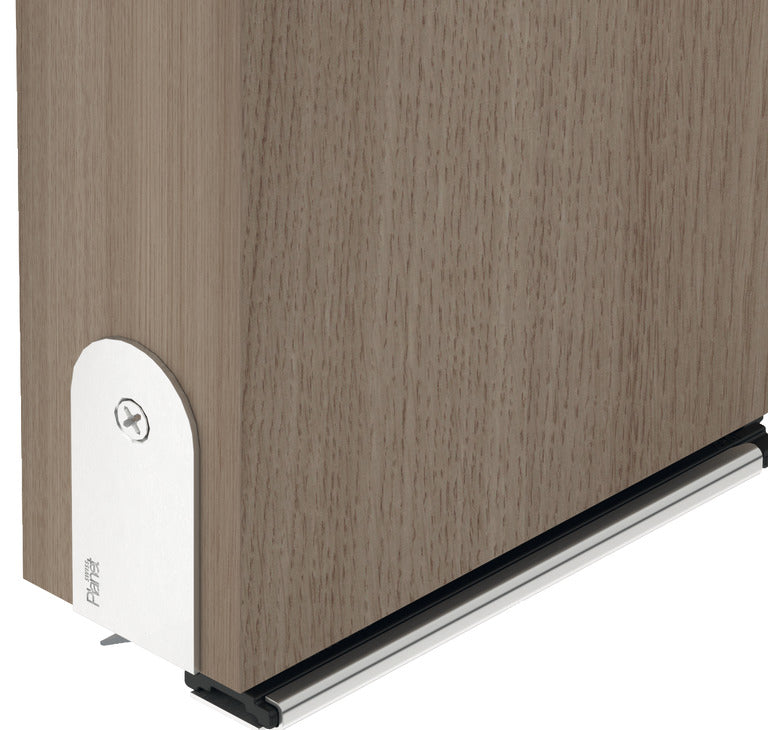 Häfele 950.10.733 Retractable door seal, Planet SN RD, For sliding doors, length: 834 mm; left hand