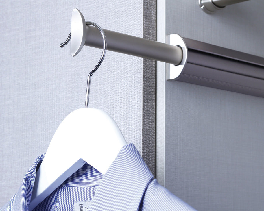Häfele 808.71.201 TAG - Valet, Synergy Elite Collection, 11 3/4", For clothes hangers and hanging garment bags, Polished chrome