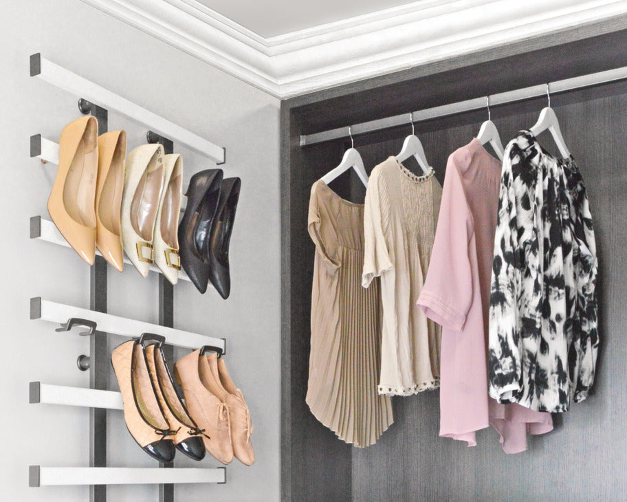 Häfele 807.66.209 TAG - Frame Kit, Dodeca Symphony Wall Mount System, Width: 47", matte nickel, pewter leather, powder-coated