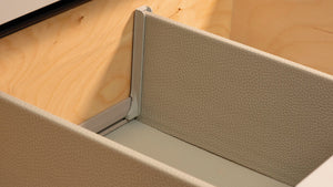 Häfele 807.89.702 TAG - Divider Rails for Drawer Organizer Accessories, Contour, For drawers up to 24” wide, winter