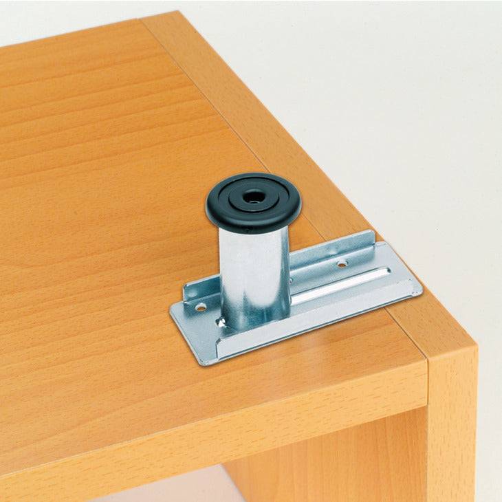 Häfele 637.19.220 Leveler, Offset Foot for Cabinets, height: 100mm - 120mm (4" - 4 3/4")