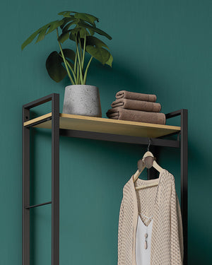 Häfele 793.20.323 Kesseböhmer - Coat Rack, YouK Shelf System, black, 600 mm (23 5/8")