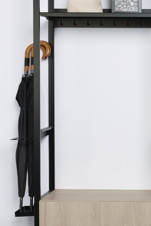 Häfele 793.21.371 Kesseböhmer - Umbrella Stand, YouK Shelf System, black
