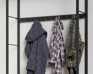 Häfele 793.20.371 Kesseböhmer - Hook Rail, YouK Shelf System, black, 320 mm (12 5/8")