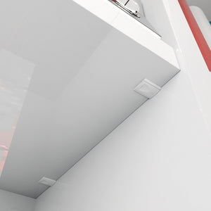 Häfele 282.84.738 Housing, KERALA Shelf Support, Plastic, white