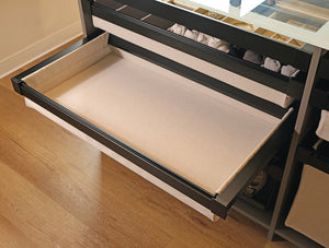 Häfele 807.81.557 TAG - Pull-Out Suspend Frame, Curate, slate gray, 20" depth, 24" width