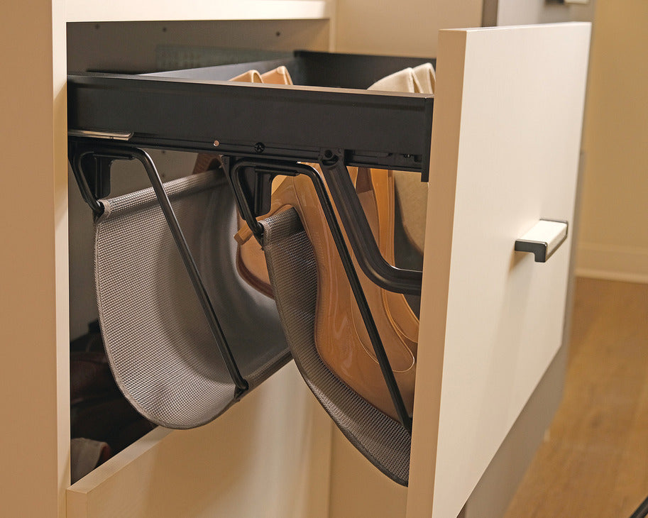 Häfele 807.77.065 TAG - Shoe Organizer Cradle Kits, Curate, 24" width, 14" depth