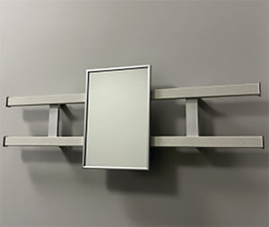 Häfele 818.84.802 TAG - Mirror, Symphony, powder-coated, matte nickel
