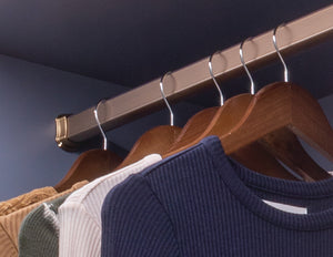 Häfele 830.28.858 TAG - Closet Rod, Signature Collection, powder-coated aluminum, matte nickel