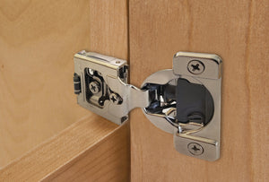 Häfele 348.90.031 Grass - Concealed Face Frame Hinge, TEC 864E CLICK-ON, 105° Opening Angle, Screw Mount, soft close, 1/2" overlay