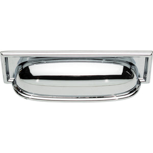 Atlas Homewares Campaign Rope Cup Pull 3 3/4 Inch (c-c) Polished Chrome
