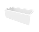 MAAX 105816-000-001-102 Rubix 6030 AFR Acrylic Alcove Right-Hand Drain Bathtub in White