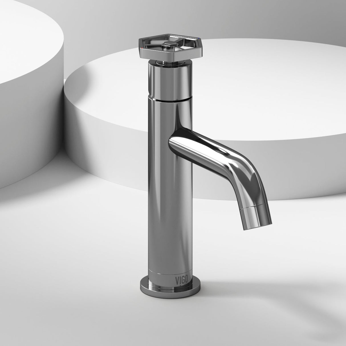 VIGO Ruxton Single Hole Bathroom Faucet in Chrome VG01050CH