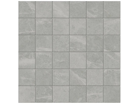 Anatolia Tile 2X2 Torino Argento Matte 36 Piece Porcelain Mosaics. 1 Sheet = .96 Sq. Ft. 4501-0289-0 (63-571) Argento 2x2 - premium natural stone mosaic tile from Anatolia Tile, available at PoshHaus showroom in Keene, NH