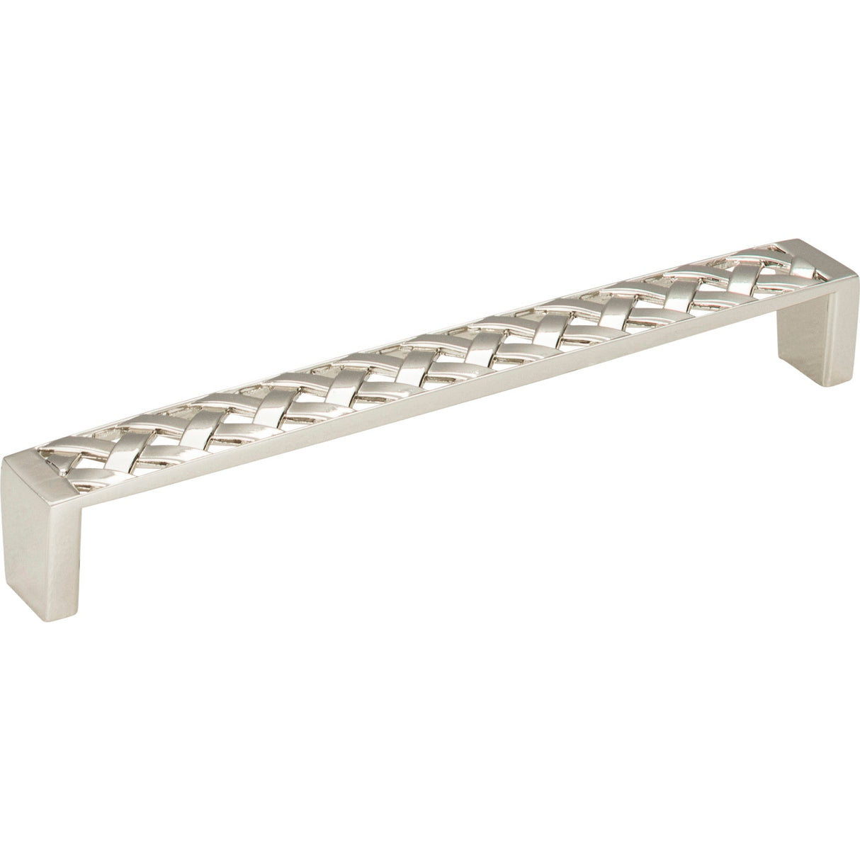 Atlas Homewares Lattice Pull 6 5/16 Inch (c-c) Polished Nickel