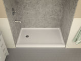 ANZZI SB-AZ007WL Colossi Series 60 in. x 36 in. Shower Base in White