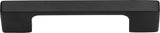 Atlas Homewares Thin Square Pull 3 3/4 Inch (c-c) Matte Black