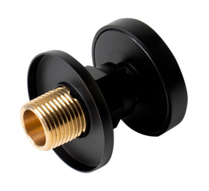 Black Matte 2" Round Adjustable Shower Body Spray