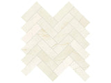 Anatolia Tile 1.25X4 Avorio Crema Herringbone Honed Marble Mosaic 5001-0258-0 * 1 Sheet = .89 Sqft * Avorio Crema Herringbone - premium natural stone mosaic tile from Anatolia Tile, available at PoshHaus showroom in Keene, NH