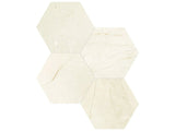 Anatolia Tile 6" Hex Avorio Crema Honed Marble Mosaic 5001-0260-0 * 1 Sheet = .88 Sqft * Avorio Crema Hexagon 6" - premium natural stone mosaic tile from Anatolia Tile, available at PoshHaus showroom in Keene, NH
