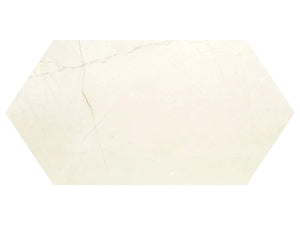24 Inch Avorio Crema Picket Honed Marble Tile - 12