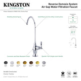 Kingston Brass KSAG3192AL Restoration Reverse Osmosis System Filtration Water Air Gap Faucet, Polished Brass
