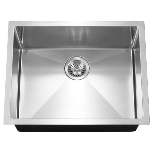 Hamat - AXI-2318S - 10mm Radius Undermount Single Bowl Kitchen Sink