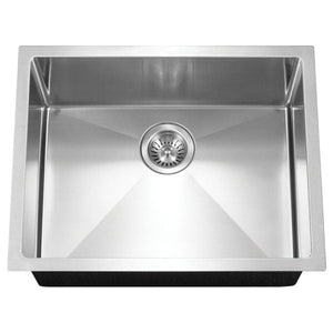 Hamat - AXI-2318S - 10mm Radius Undermount Single Bowl Kitchen Sink