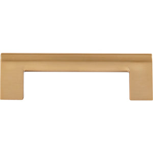 Atlas Homewares Round Rail Pull 3 3/4 Inch Warm Brass